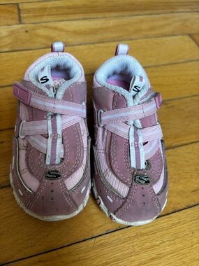 Skechers Girls' Pink and Mauve Athletic Sneakers